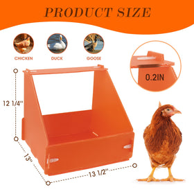 Touri nesting box assembly Velcro enables quick setup for busy coops.