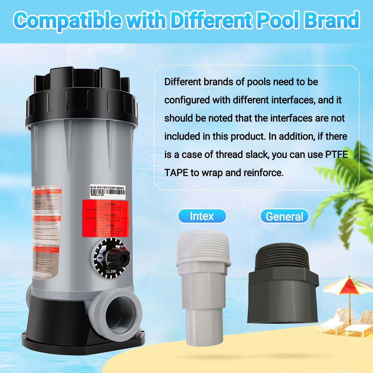 TOVEN-RV CL200 easy-lock cover provides secure weatherproof sealing.