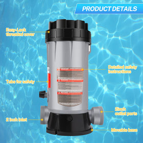 TOVEN-RV CL200 large-capacity dispenser for extended chlorine tablet use.