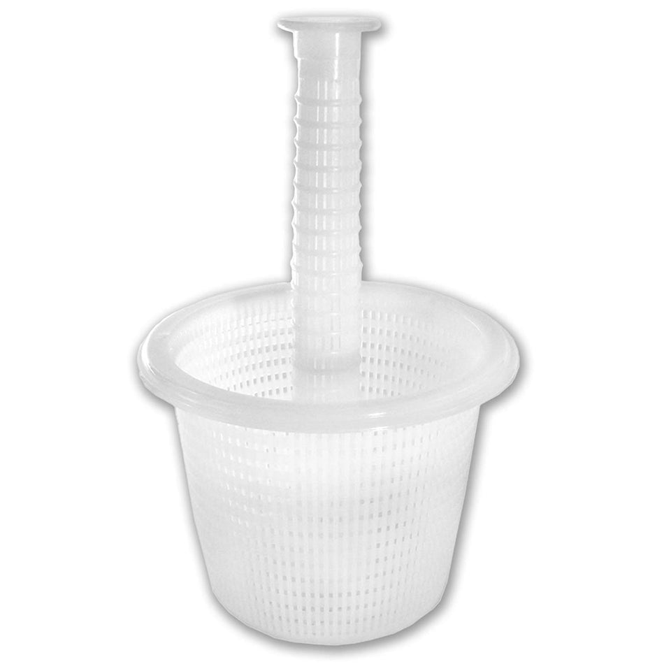 Tower GVT SP-HP skimmer basket white showing continuous flow and easy removal in pool skimmer
