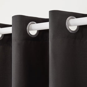 Town and Country Cabana grommets close-up show rust-proof hardware