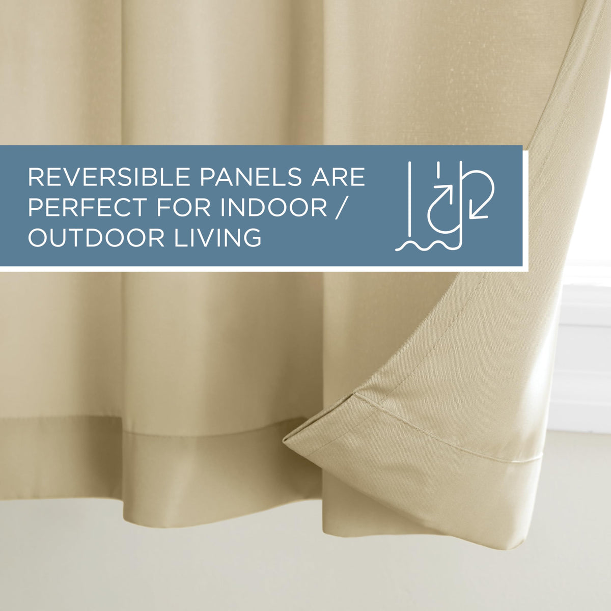 Town & Country Basics Cabana Solid Polyester fabric adds a durable, textured feel.