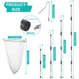 TOXYMHO outdoor catch net handles chickens, geese, ducks and birds.