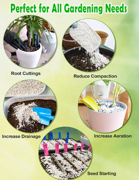 TOYPOPOR Perlite contributes to long-term soil structure and vitality.