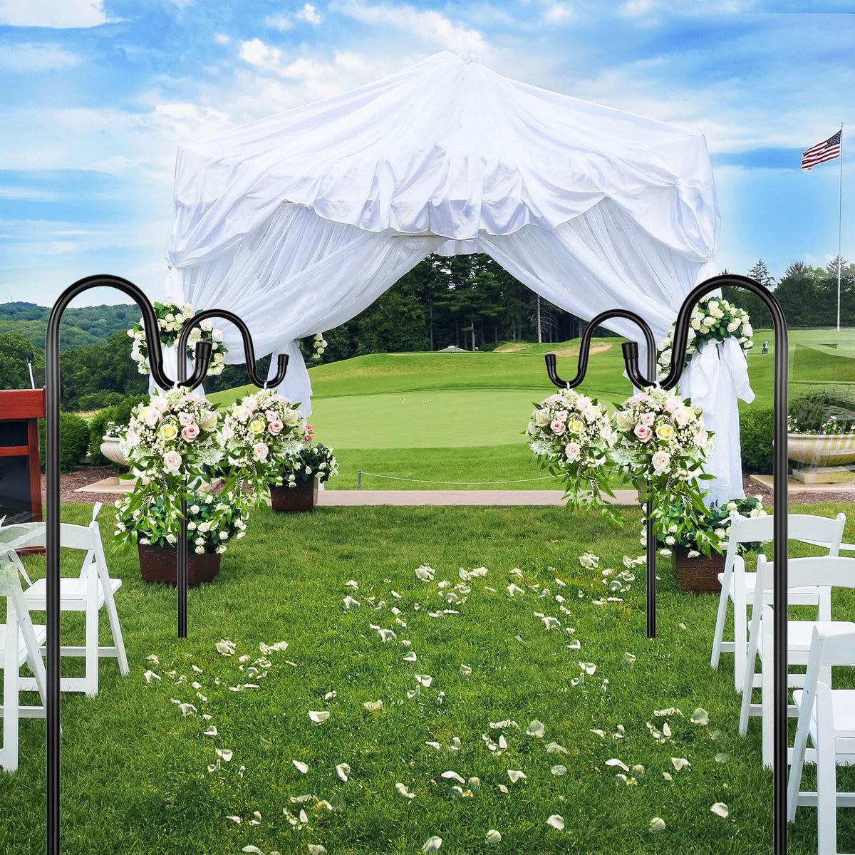 ToyHotels 78 inch height enables flexible patio placement