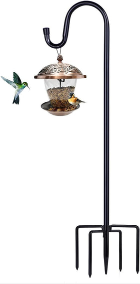ToyHotels Shepherd Hooks outdoor 94-inch base with five prongs suitable for sturdy bird feeders.