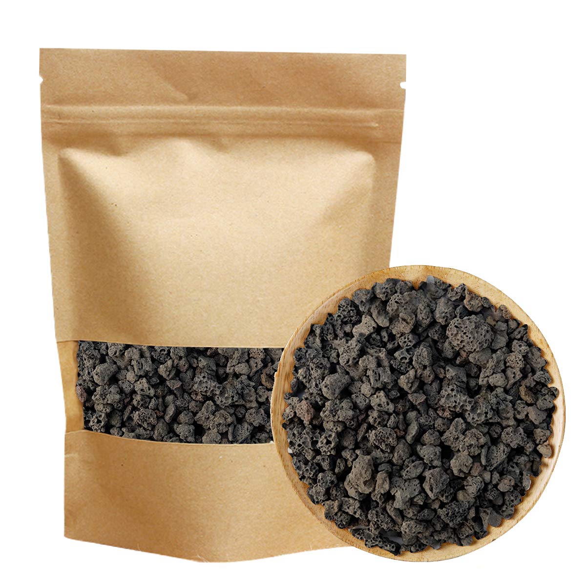 TOYPOPOR lava rock top dressing for cacti and succulents improves drainage