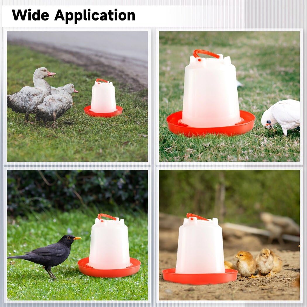 Toyosport easy-install water feeder fits brooders and coops.
