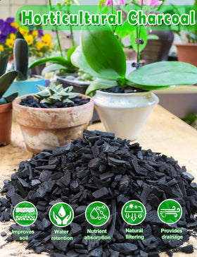 TOYPOPOR charcoal adsorption reduces impurities and odors in soil