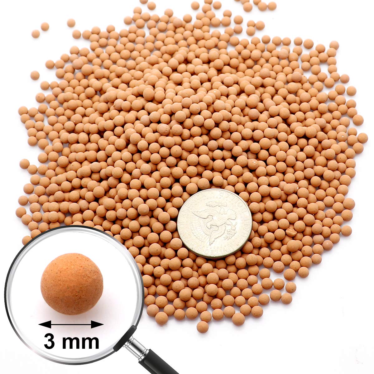 TOYPOPOR clay pebbles close-up showing porous surface