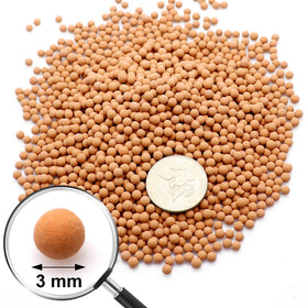 TOYPOPOR clay pebbles close-up showing porous surface