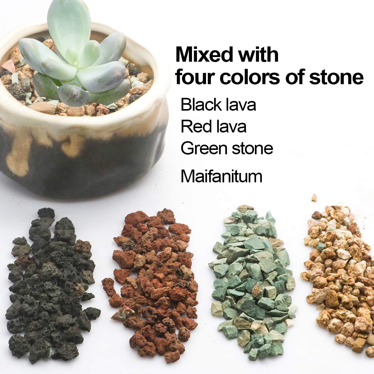 TOYPOPOR gritty mix ideal for terrariums and fairy gardens