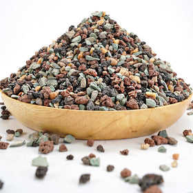 TOYPOPOR Mix lava rock pebbles enhance drainage for thriving succulents.