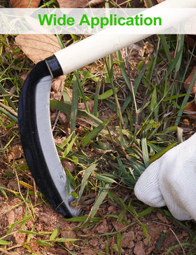 TOYPOPOR wooden handle gardening tool designed for comfortable one-handed use.