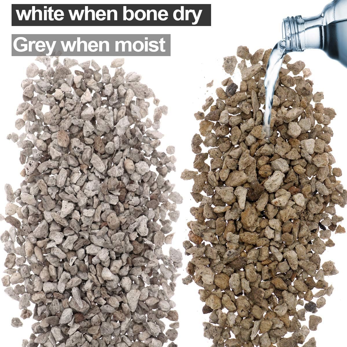 TOYPOPOR pumice for succulent soil promotes fast draining and balanced moisture.