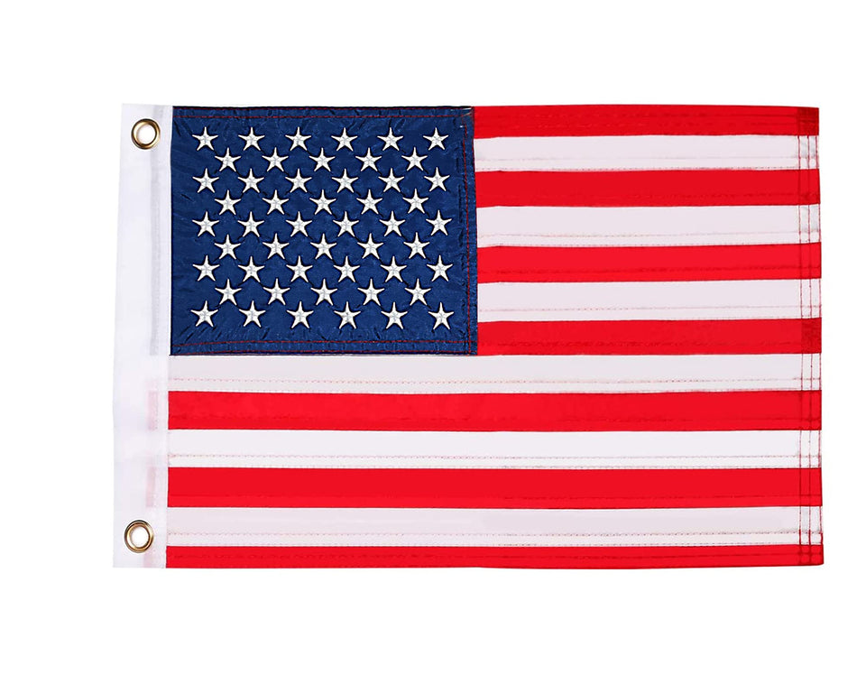 TPFEYEN American flag 12x18 for outdoor use with fade-resistant nylon