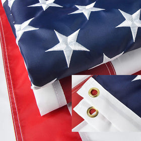 TPFEYEN flag on porch for outdoor Independence Day celebrations