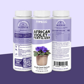 TPS NUTRIENTS African Violet Fertilizer 8oz compact packaging for easy storage