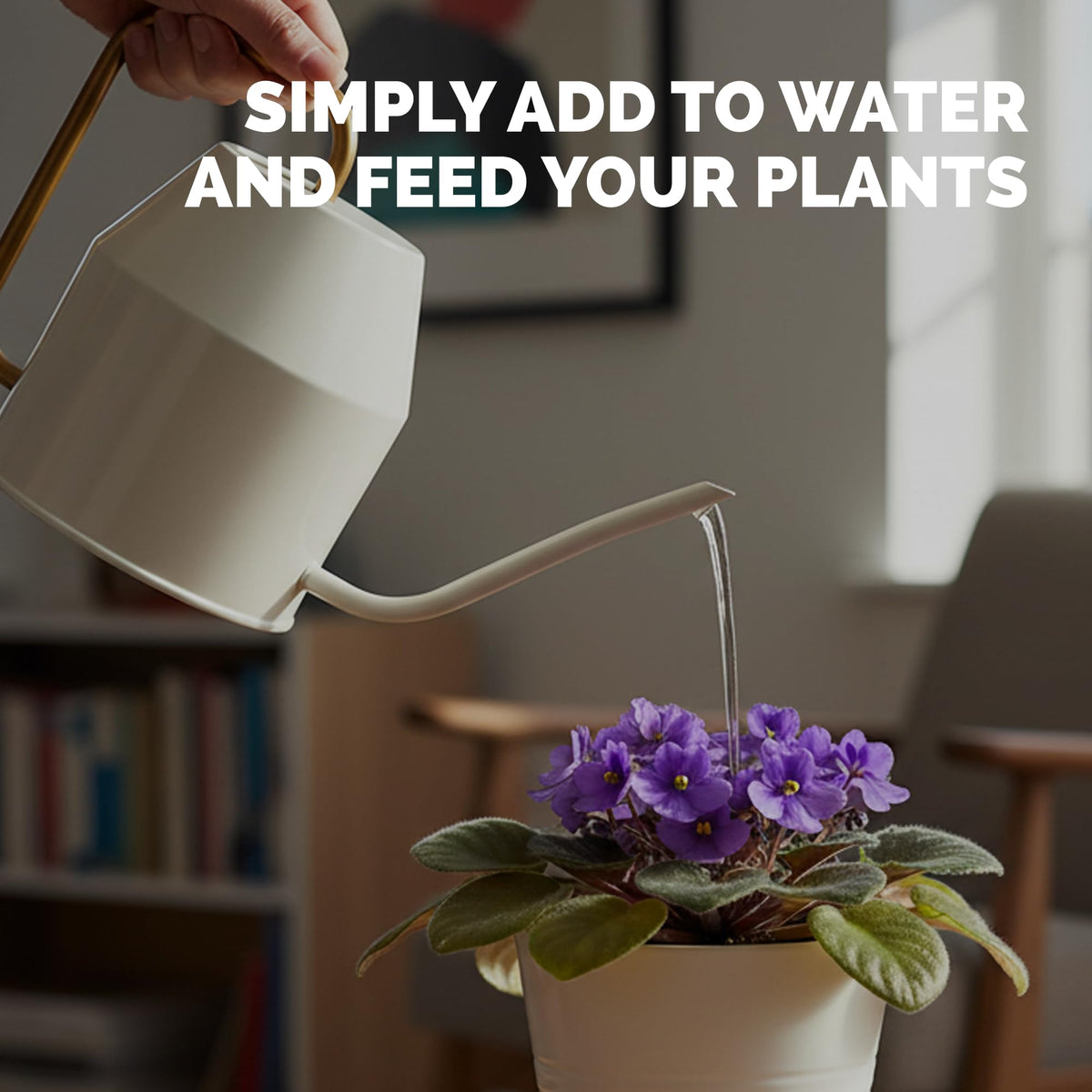 TPS NUTRIENTS African Violet Plant Pots suited for indoor violet care at home