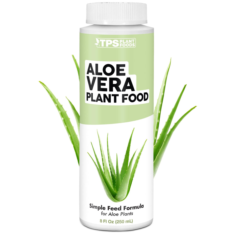 TPS NUTRIENTS Aloe Fertilizer bottle for steady aloe growth.