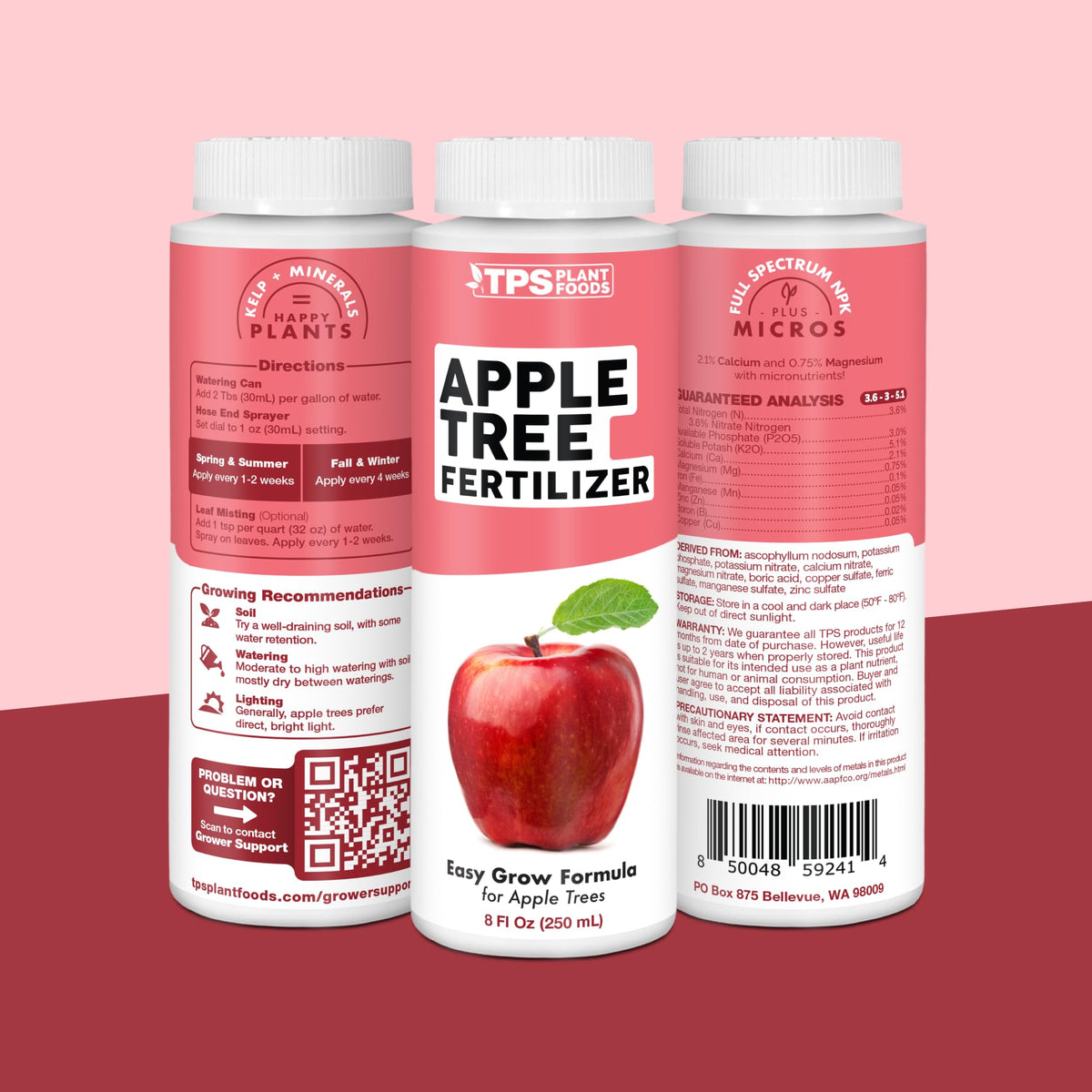 TPS NUTRIENTS Apple Tree Fertilizer harvest-ready implication shown by healthy foliage.