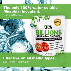 TPS Nutrients Billions root growth highlights robust roots for deeper establishment.
