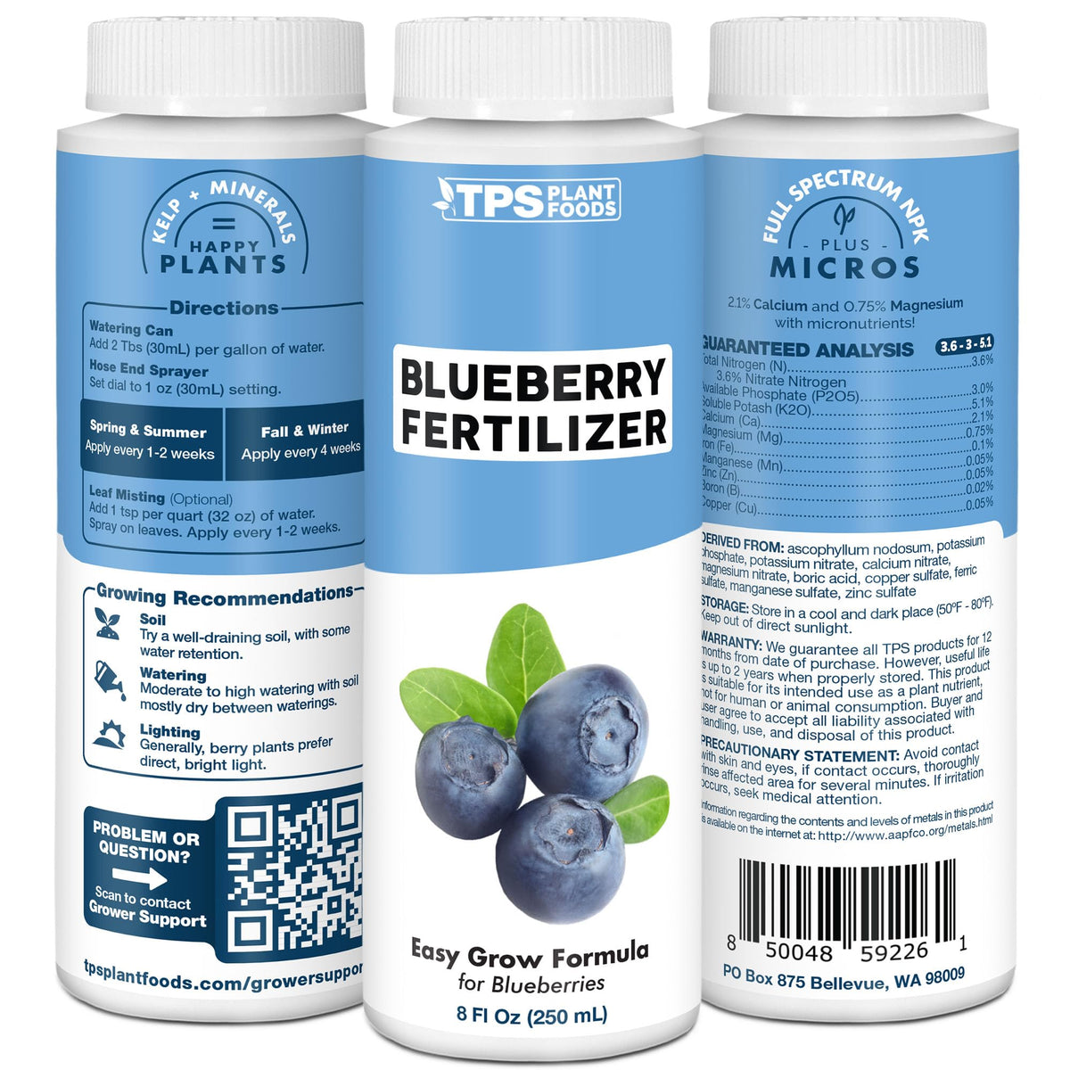 TPS NUTRIENTS Blueberry berries ready to harvest after proper feeding