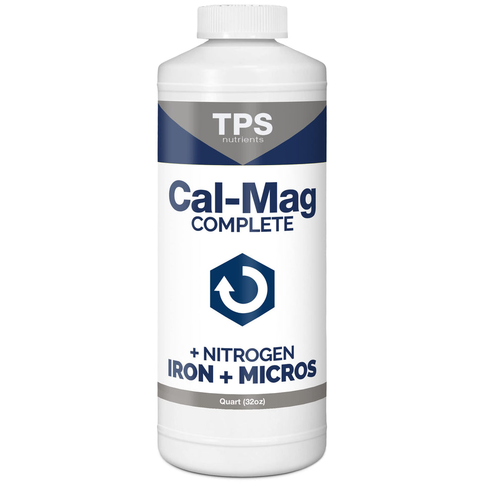 TPS NUTRIENTS Cal-Mag Complete bottle pour shows easy dosing for healthy growth