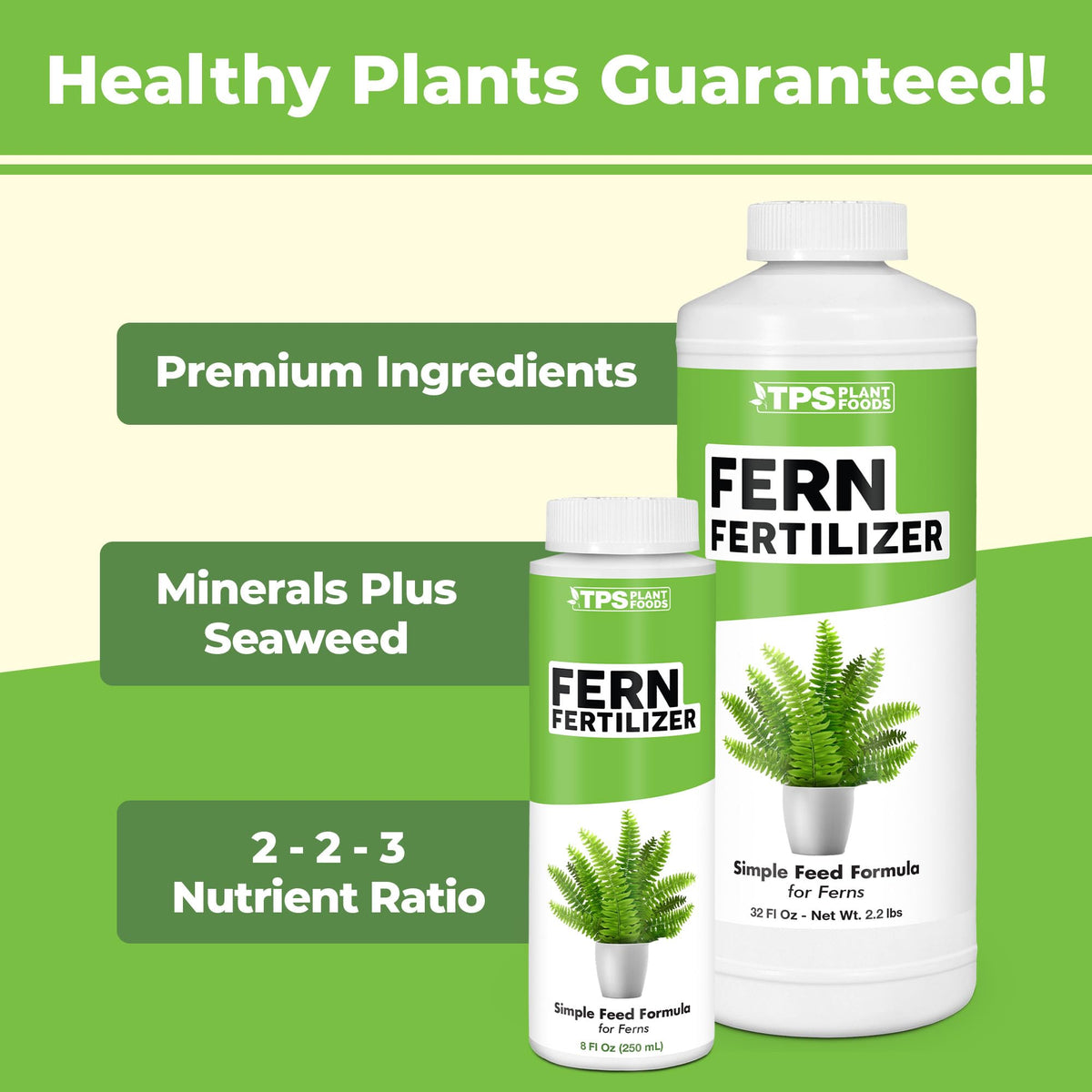 TPS NUTRIENTS Fern Fertilizer dense fronds for lush indoor green foliage