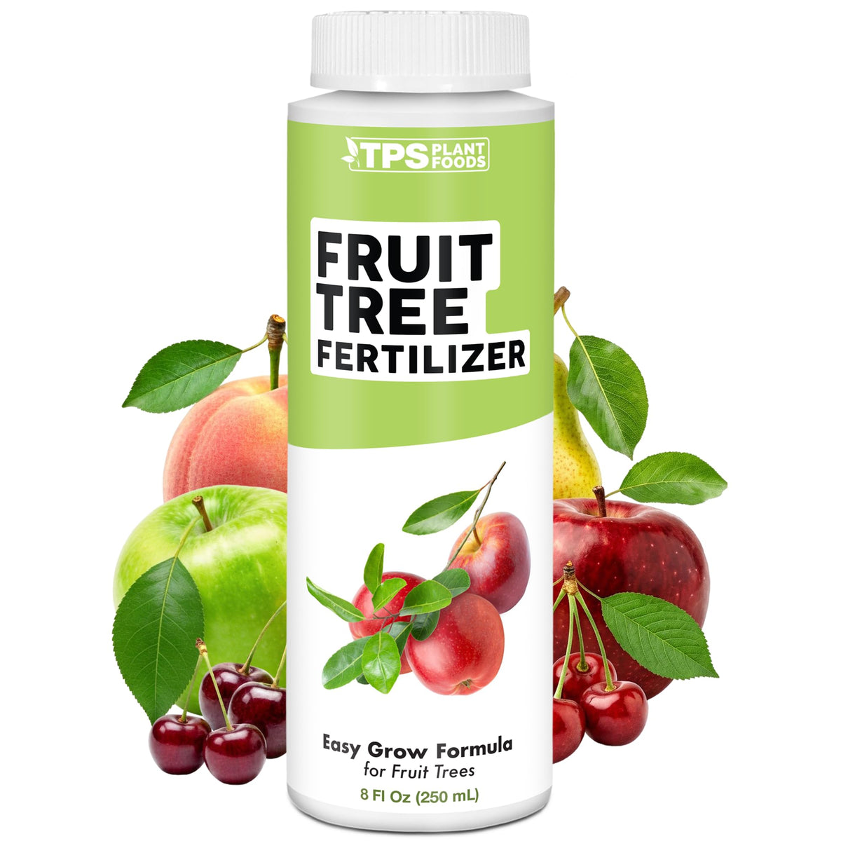 TPS NUTRIENTS Fruit Tree Fertilizer bottle enables simple, even feeding for healthy growth.
