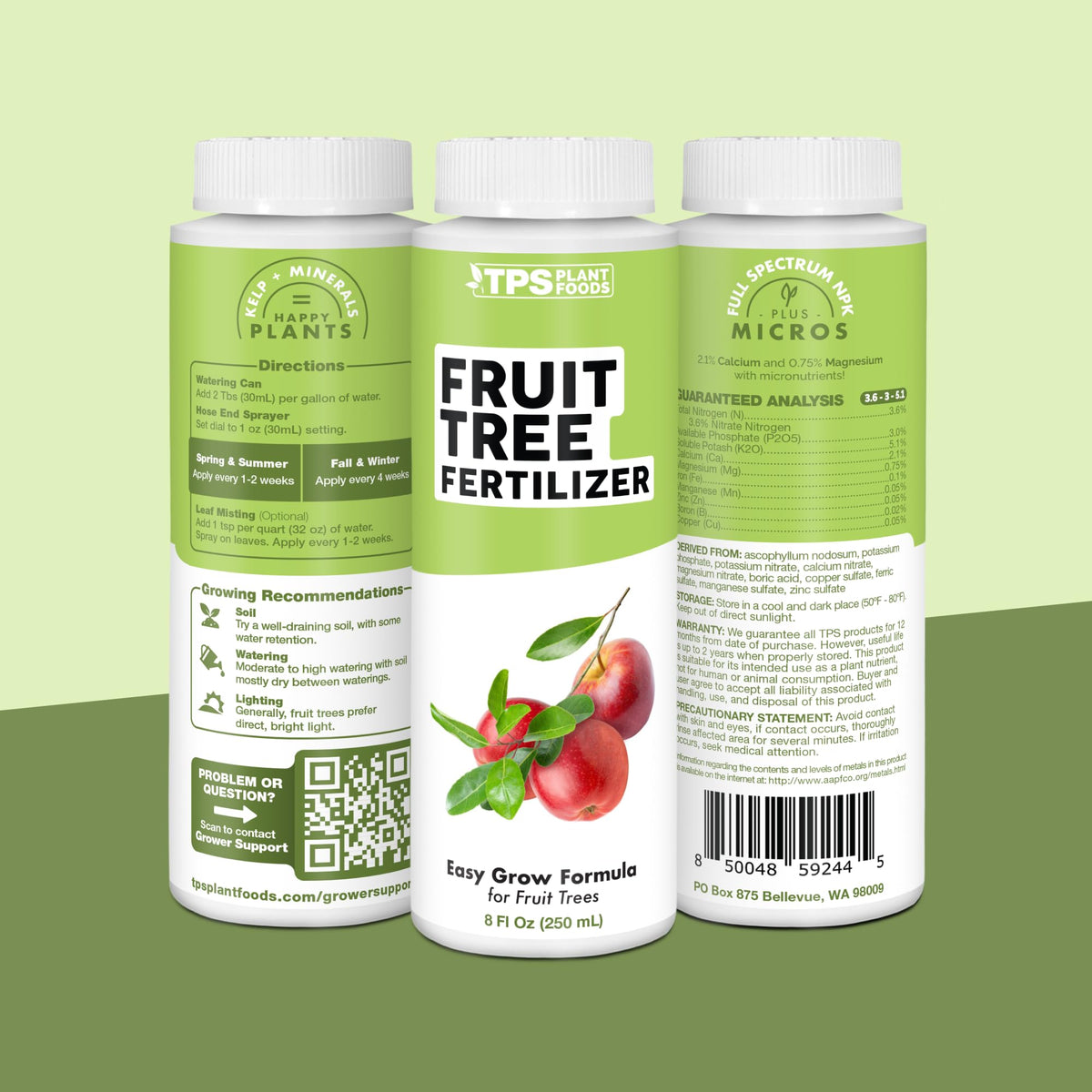 TPS NUTRIENTS application tool aids precise dosing for even coverage.
