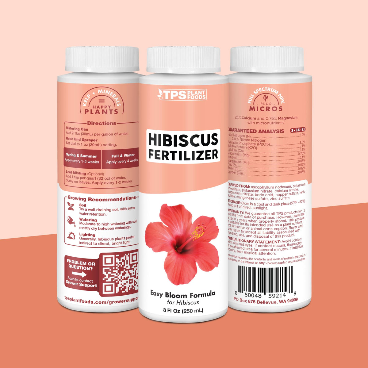 TPS NUTRIENTS Hibiscus Fertilizer ready for at-home feeding