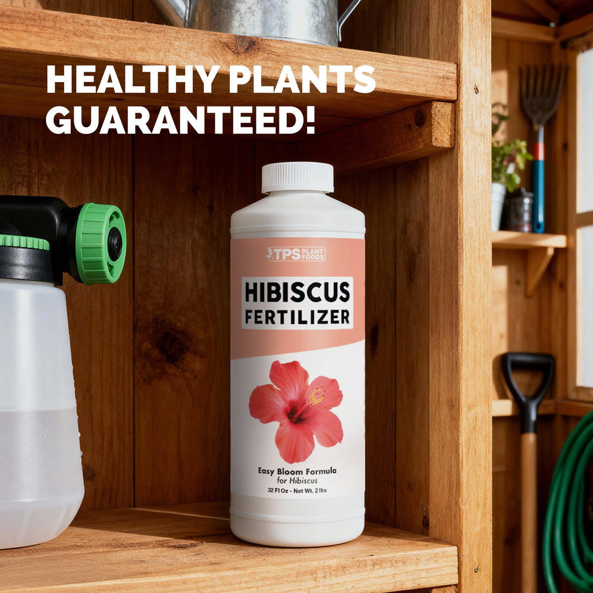 TPS NUTRIENTS Hibiscus Fertilizer promotes tropical growth and healthy foliage