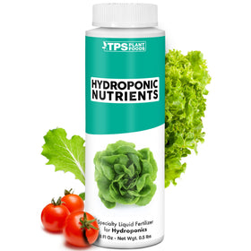 TPS NUTRIENTS hydroponic nutrient bottle boosts edible plant growth in water systems