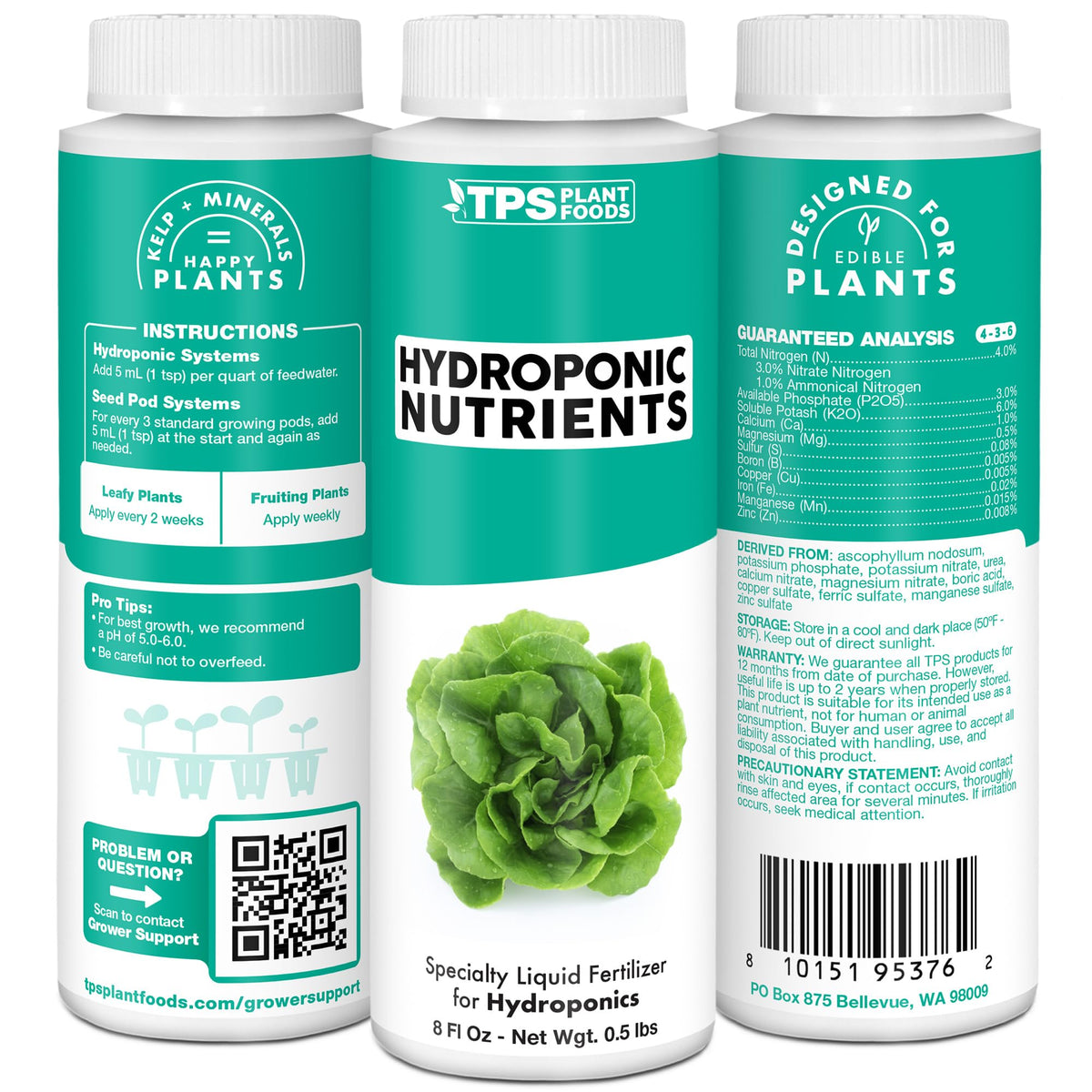 TPS NUTRIENTS container garden use in controlled indoor environments