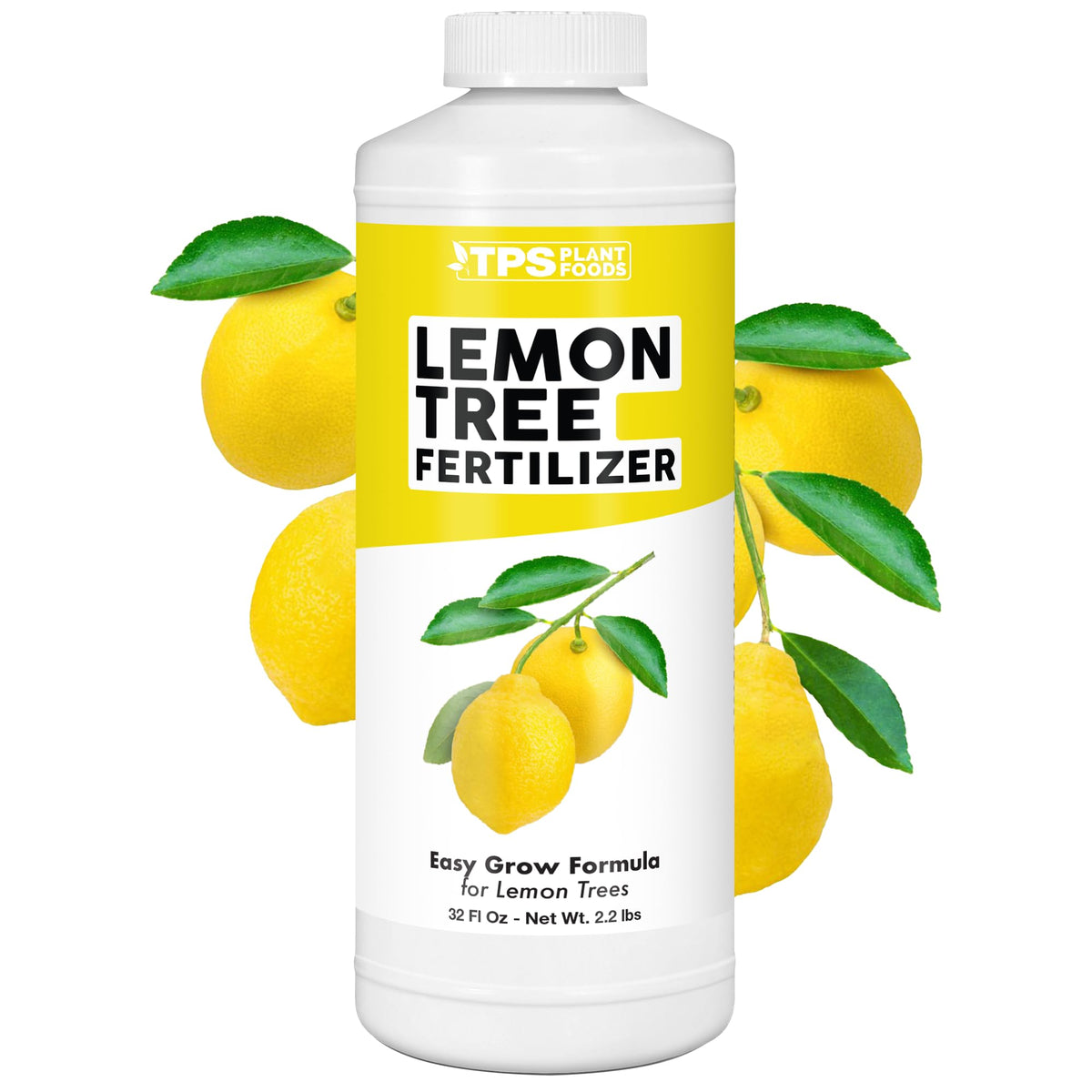 TPS NUTRIENTS Lemon Tree Fertilizer bottle pour promotes easy application for healthier fruit development.