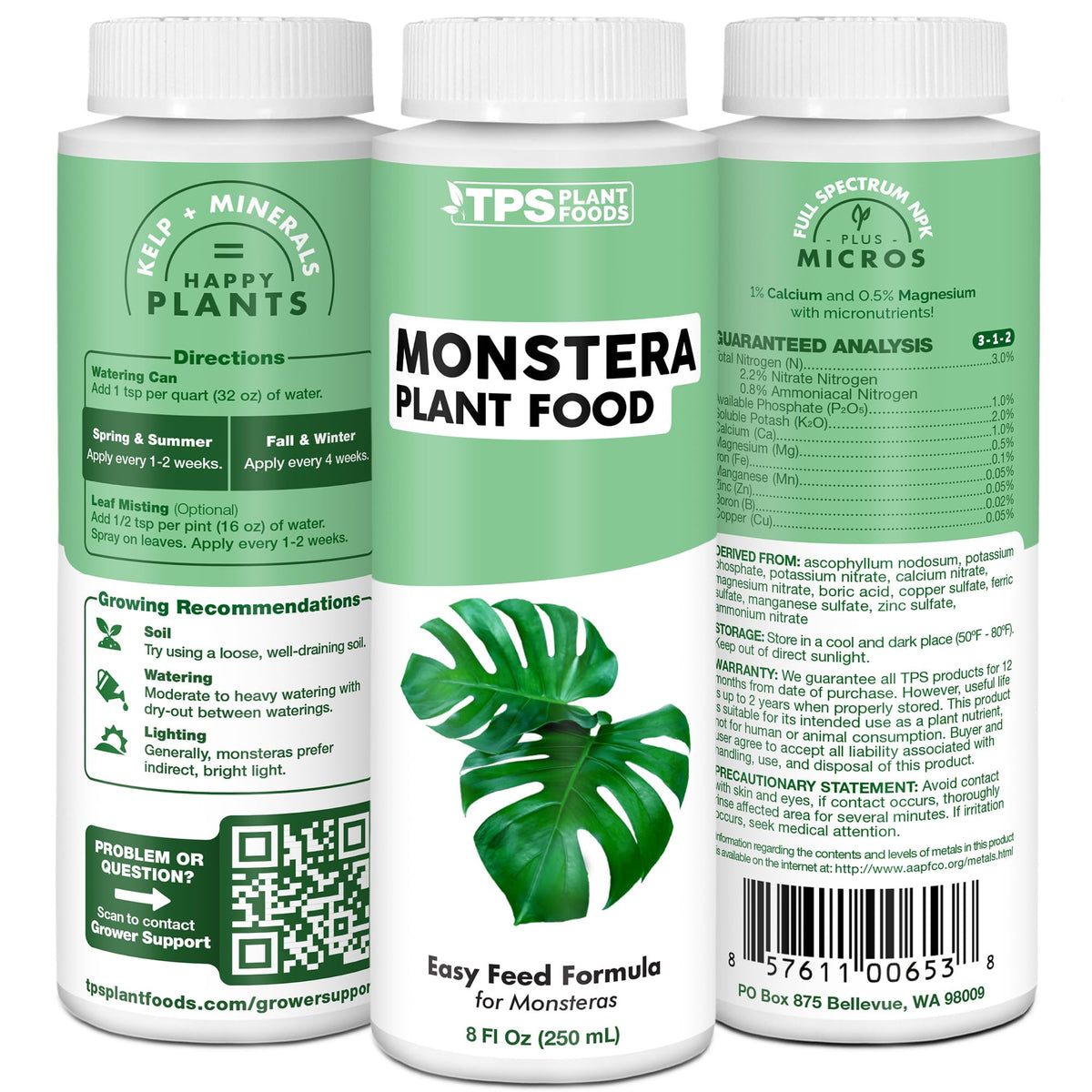 Home office Monstera thriving with TPS NUTRIENTS plant food in a decorative setup