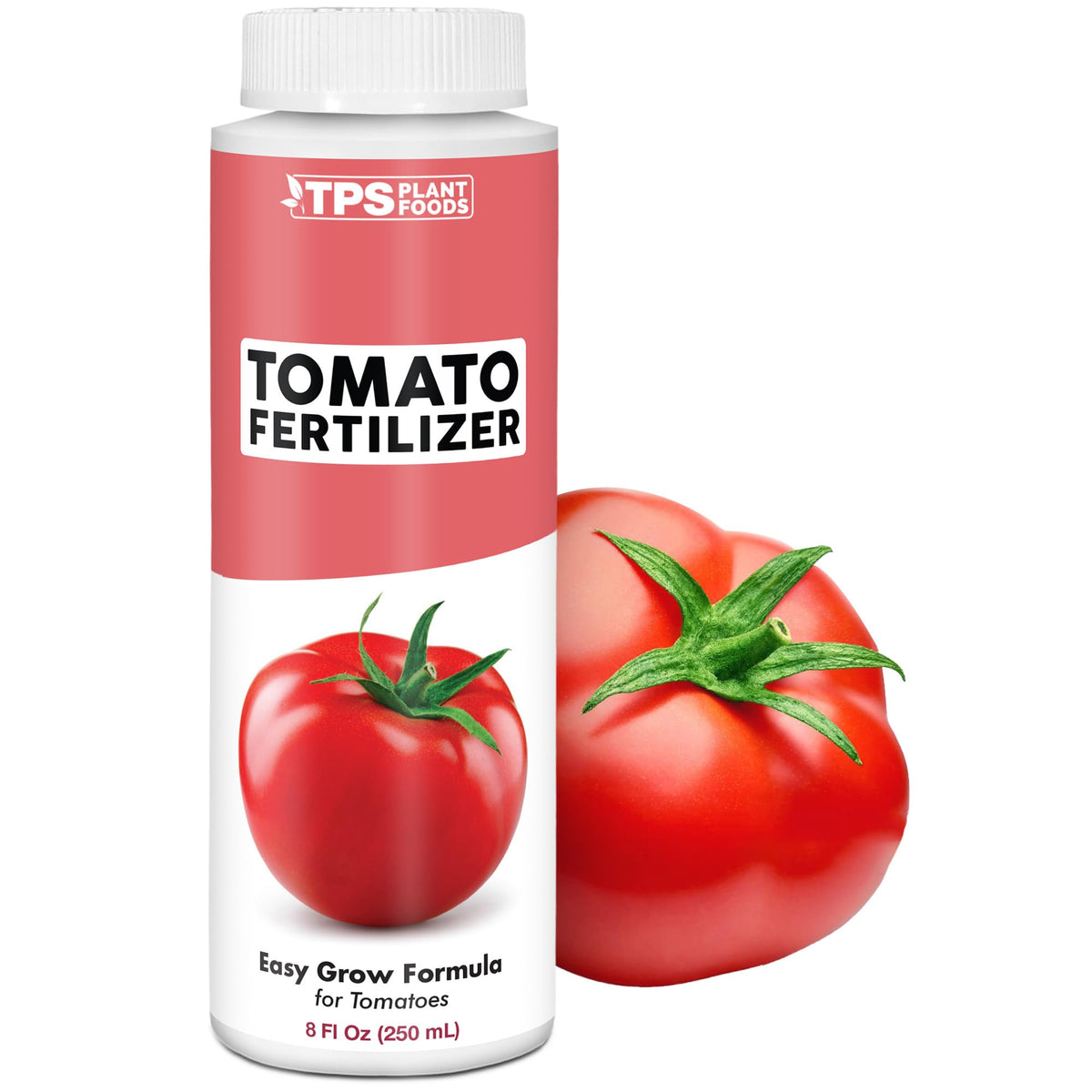 TPS NUTRIENTS tomato fertilizer bottle for easy feeding and stronger tomato growth.