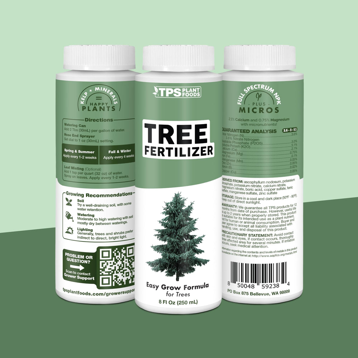 TPS NUTRIENTS Tree Fertilizer in a backyard tree care setting