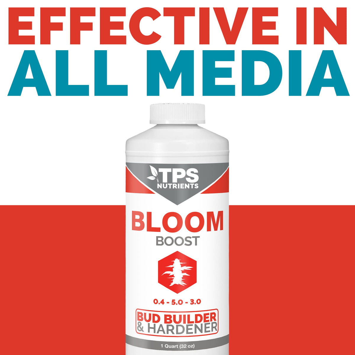 TPS NUTRIENTS Flower Hardener supports higher yield and better flower quality.
