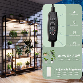 TQFLXUJO top hanging bar for trailing plants adds display space.