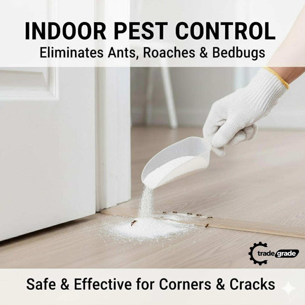 TradeGrade diatomaceous earth for DIY cleaning and natural solutions.