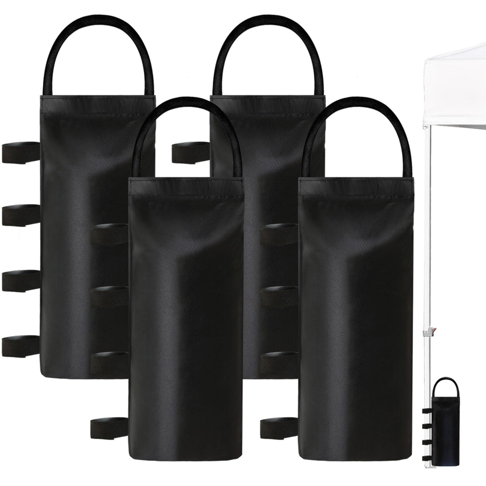 Tradesparker canopy weights pack front view, portable stabilizers for outdoor tents on windy days.