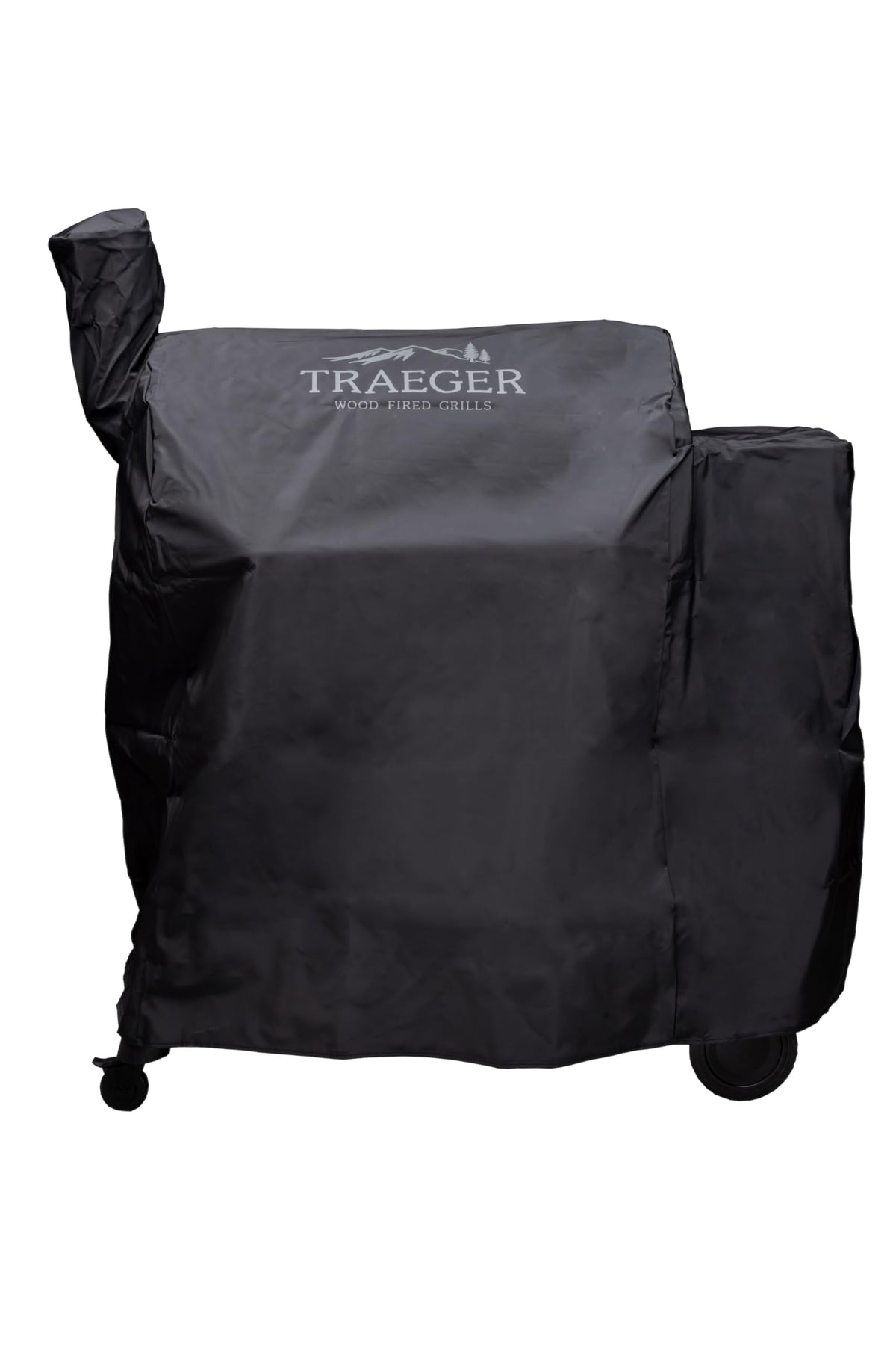 Traeger BAC504 full-length cover front view protects Pro 780 from sun and rain.