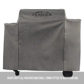 Traeger BAC513 water-resistant material protects Ironwood 885 from the elements.
