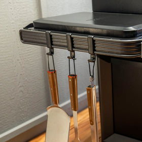 Traeger BAC643 hooks snap on and off without tools for quick rearrangement.
