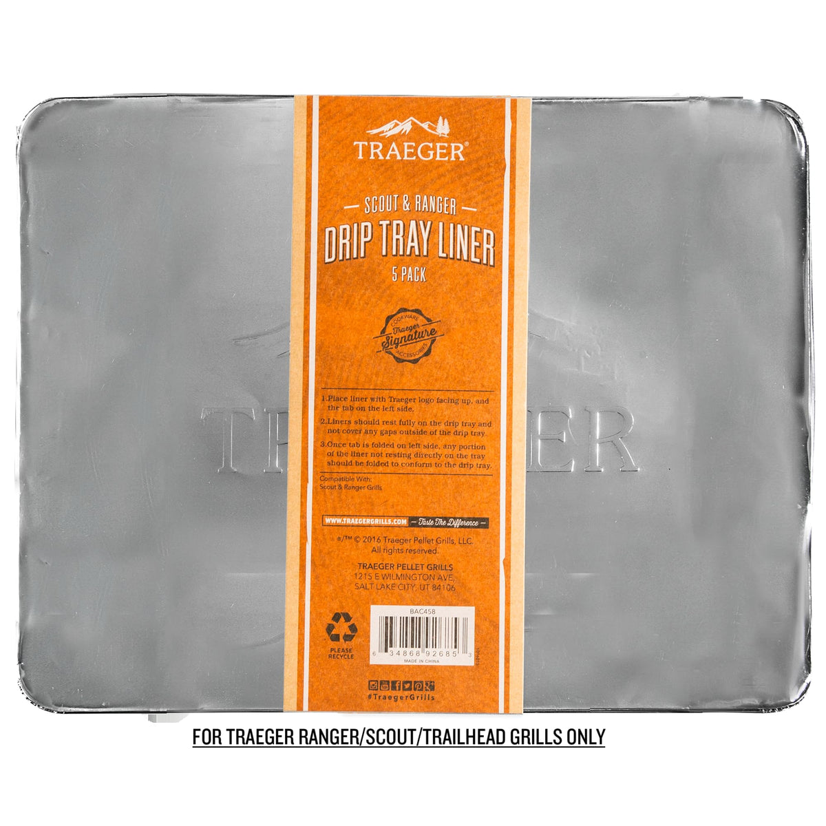 Traeger disposable liners simplify cleanup and keep the grill ready