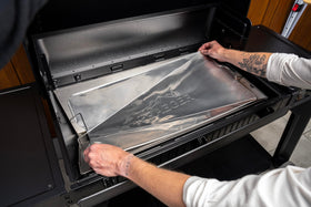 Traeger aluminum liners provide heat resistance to protect your grill during grilling.