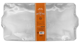 Traeger Silverton 810 drip tray liner 5-pack packaging, designed for easy cleanup.