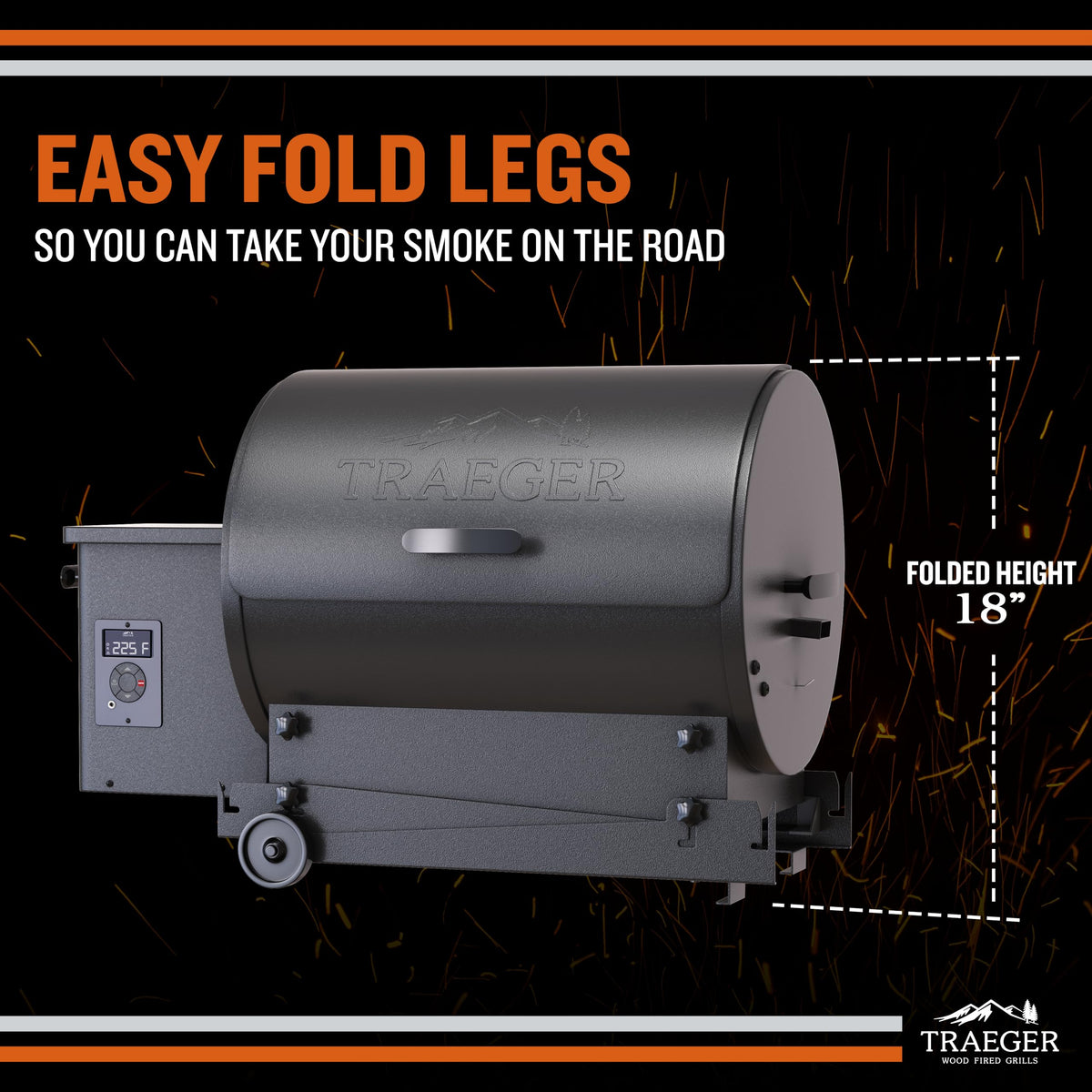 Traeger Tailgater 20 offers 6-in-1 cooking versatility for diverse meals.
